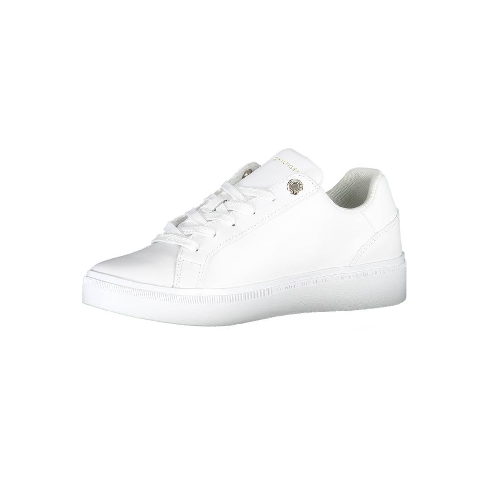 Zapatillas blancas de poliéster de Tommy Hilfiger