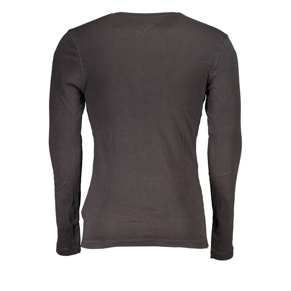 Camiseta de algodón negra de Tommy Hilfiger