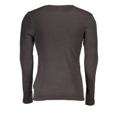 Camiseta de algodón negra de Tommy Hilfiger