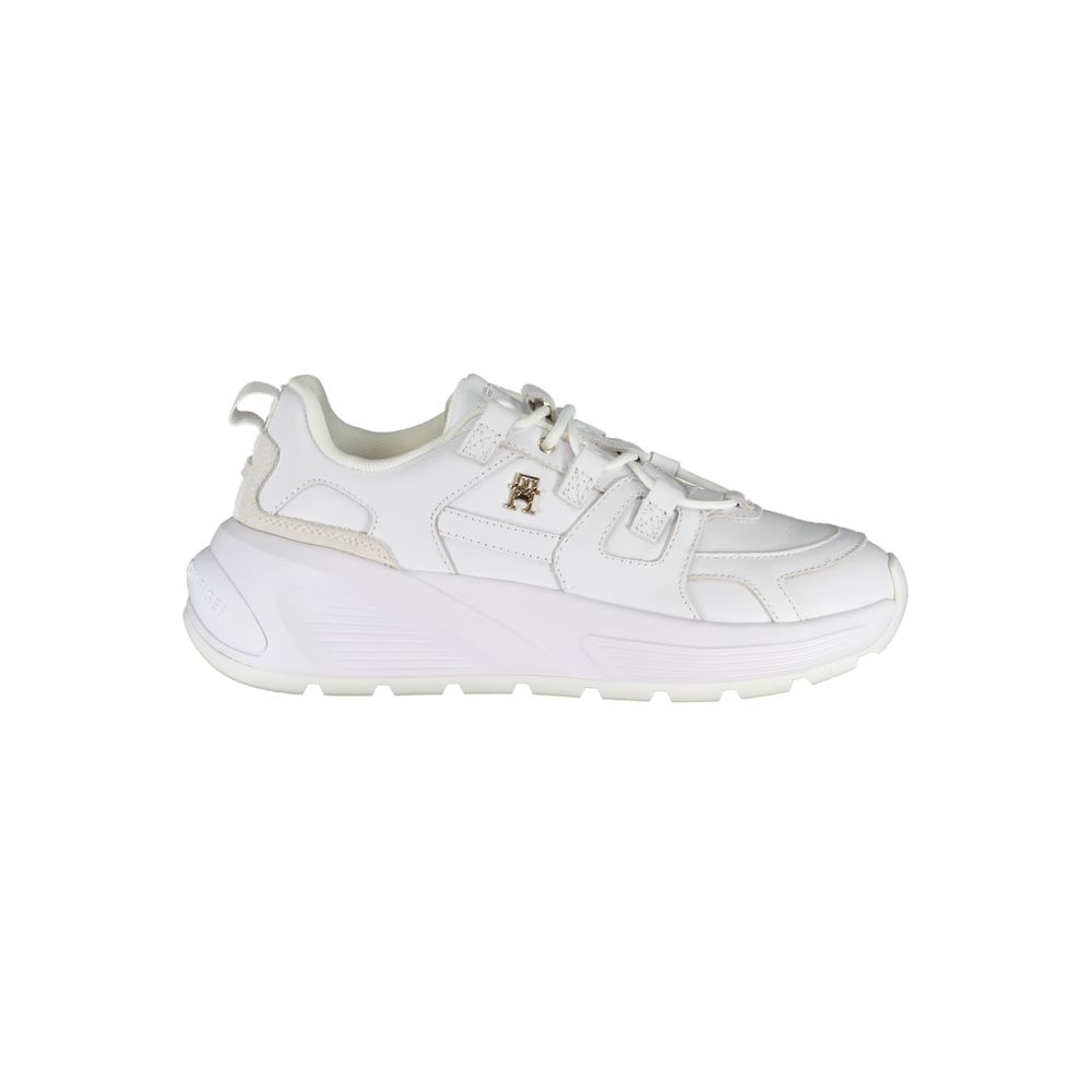 Zapatillas blancas de poliéster de Tommy Hilfiger