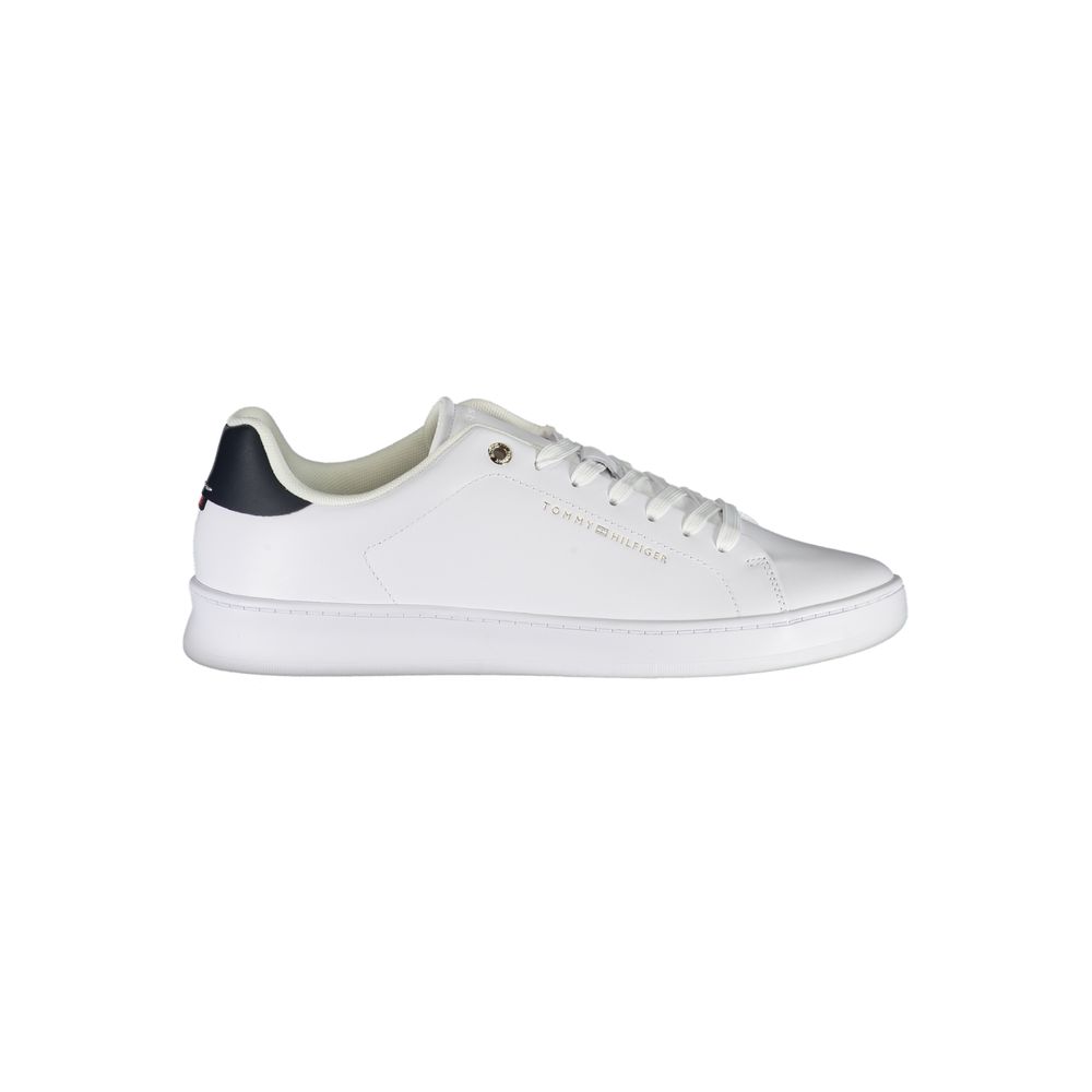 Zapatillas blancas de poliéster de Tommy Hilfiger
