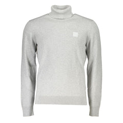 Suéter de algodón gris de Hugo Boss