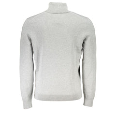 Suéter de algodón gris de Hugo Boss