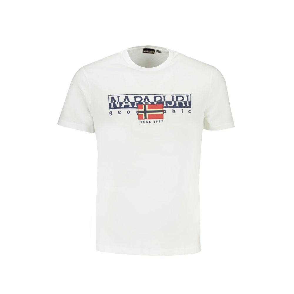 Camiseta blanca de algodón Napapijri
