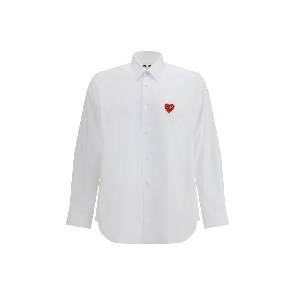 Comme Des Garçons Camisa Play de algodón con logo