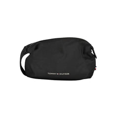 Accesorio de cuero de poliéster negro de Tommy Hilfiger