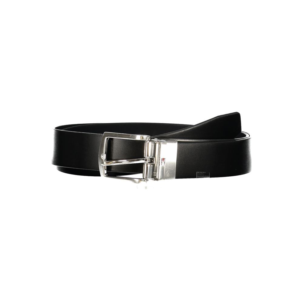 Cinturón de cuero azul Tommy Hilfiger