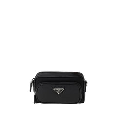 Bolso de hombro de cuero Prada