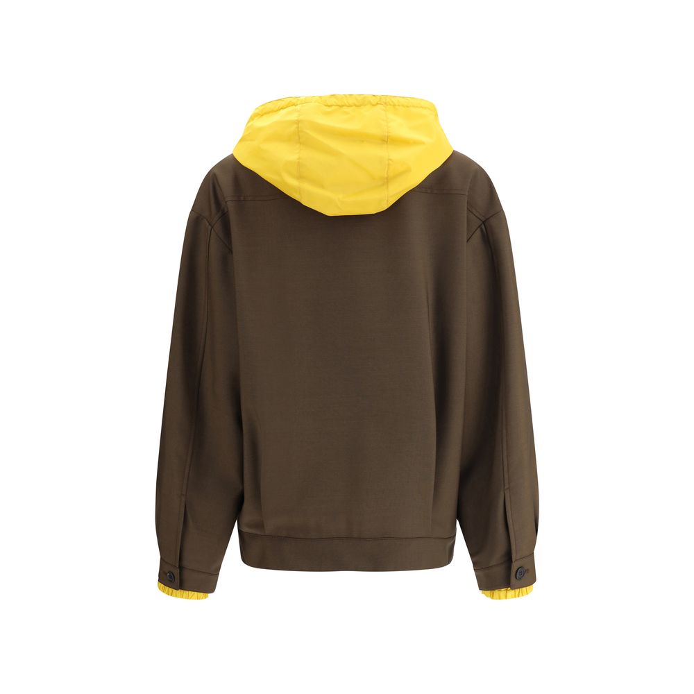 Chaqueta bomber con capucha Miu Miu