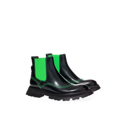 Bota de piel multicolor de Alexander McQueen