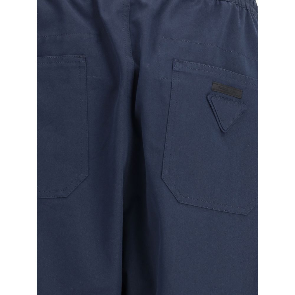 Pantalones de algodón Prada