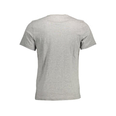 Camiseta gris de algodón de Tommy Hilfiger