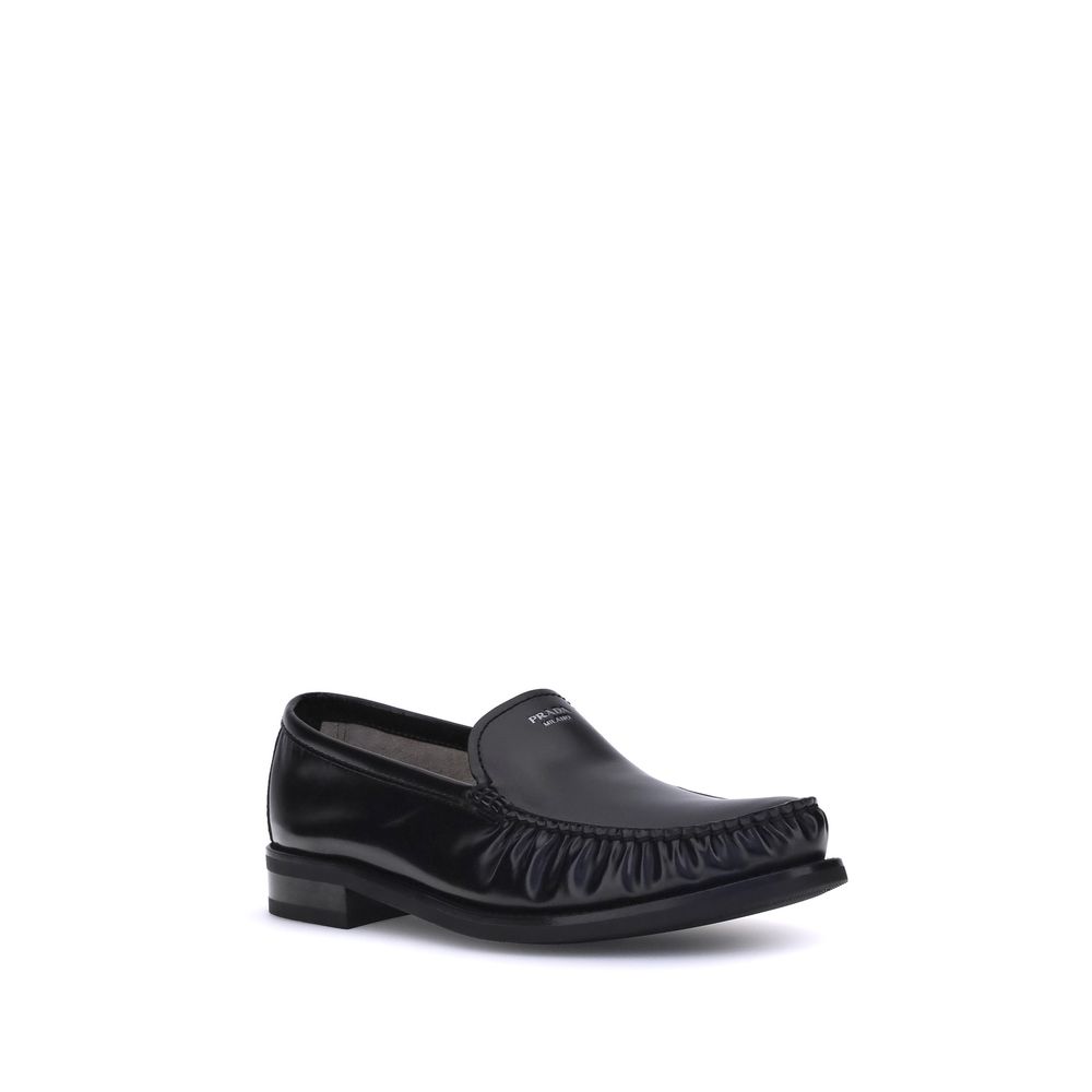 Mocasines de piel cepillada Prada