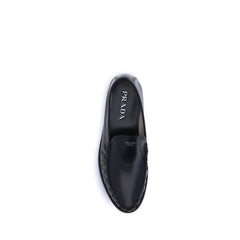 Mocasines de piel cepillada Prada