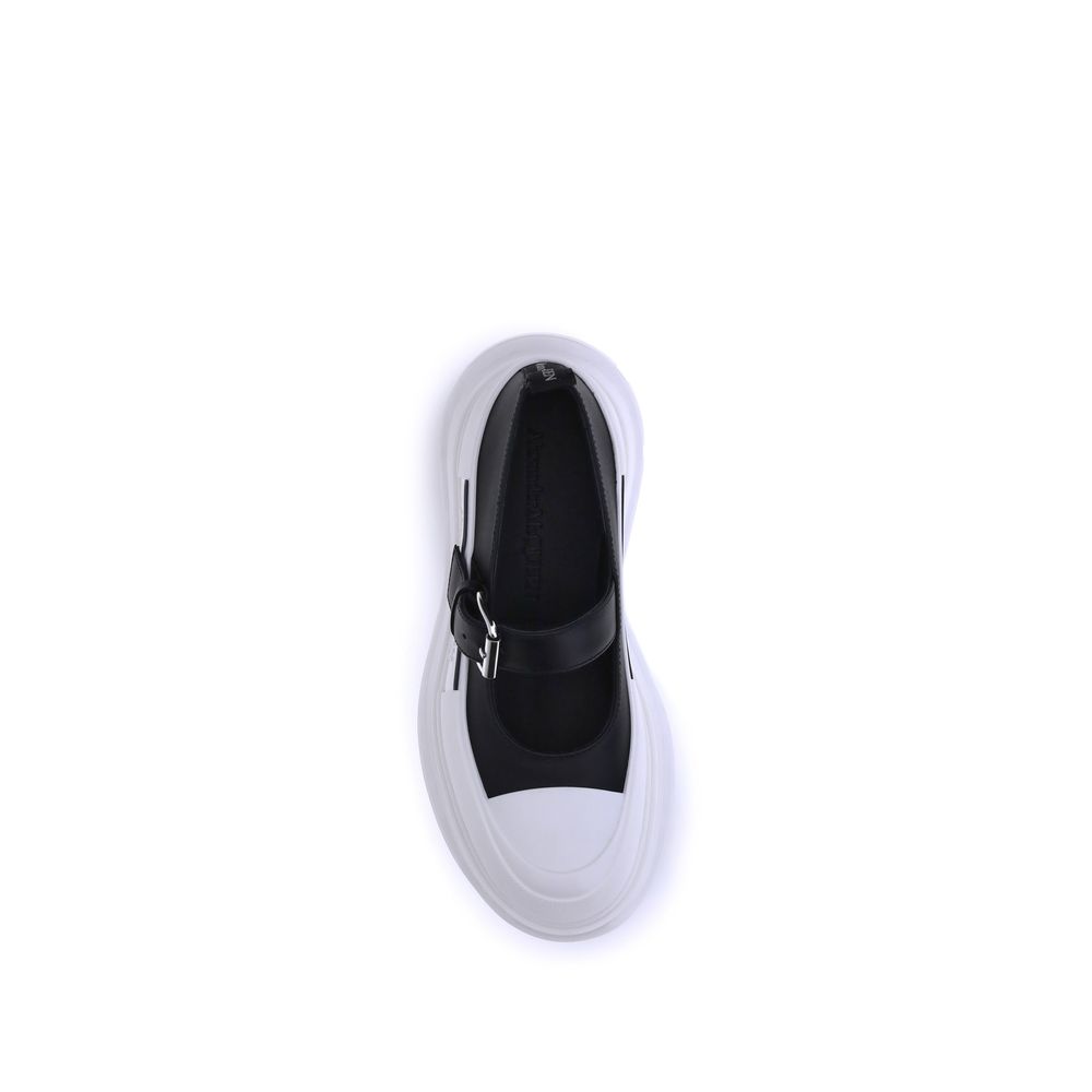 Zapatillas de piel y goma de Alexander McQueen