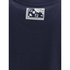 Camiseta Fendi con bolsillo con estampado de bandana