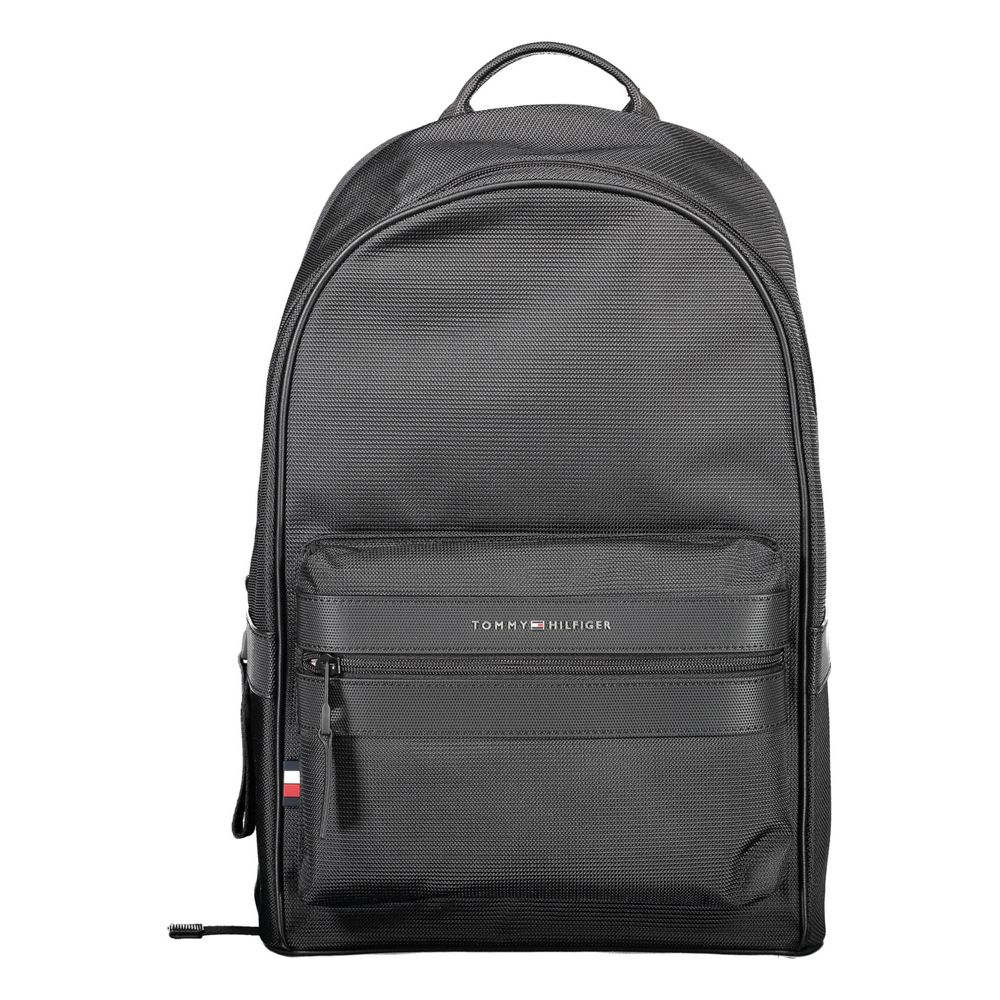 Mochila de poliéster negra Tommy Hilfiger