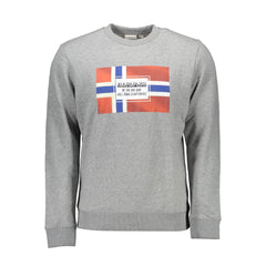 Suéter de algodón gris Napapijri