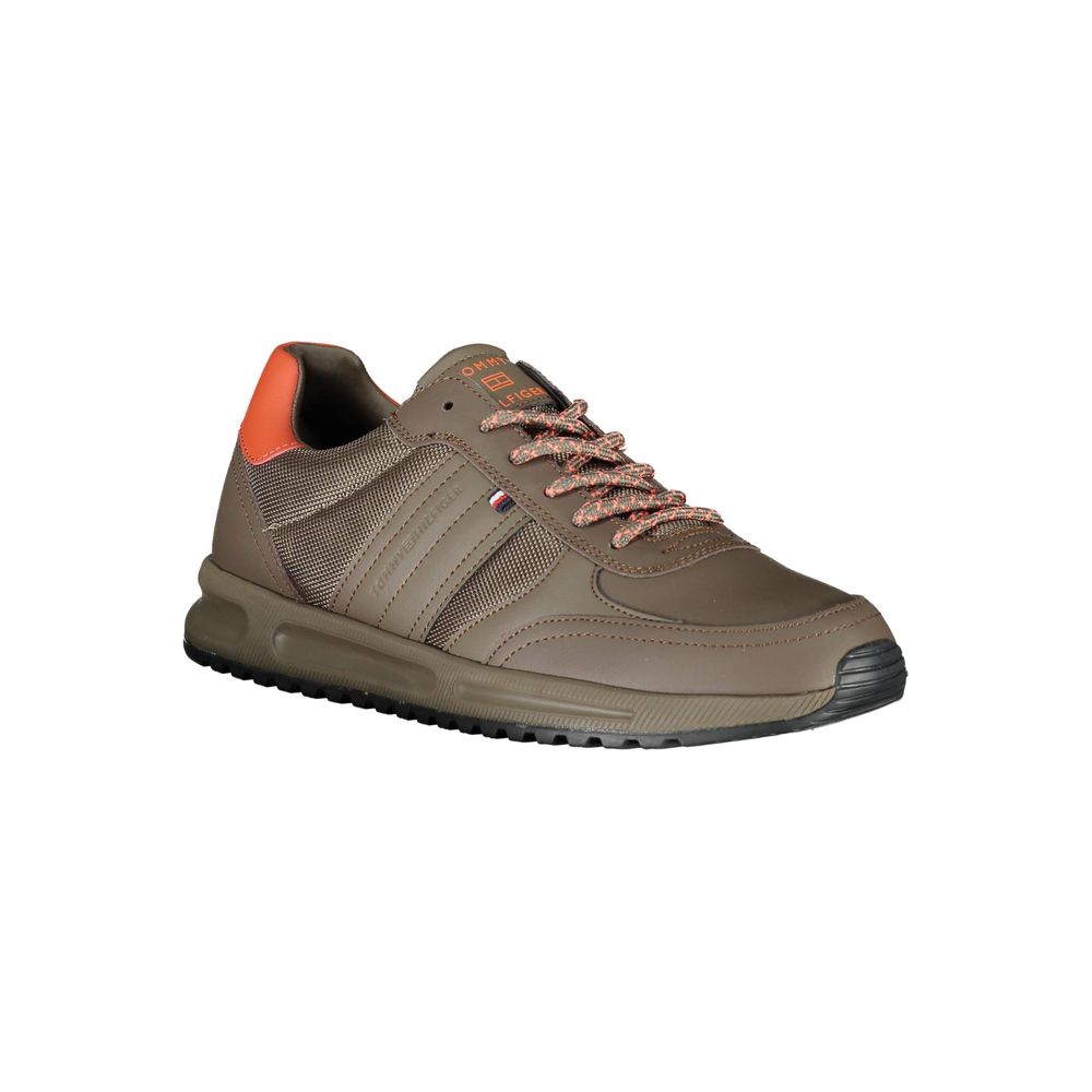 Zapatillas sintéticas marrones de Tommy Hilfiger
