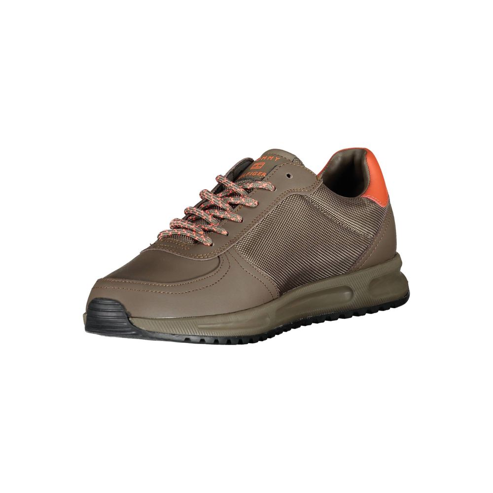 Zapatillas sintéticas marrones de Tommy Hilfiger