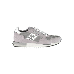 Zapatilla Napapijri de piel gris