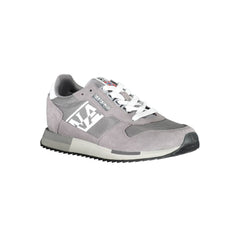 Zapatilla Napapijri de piel gris