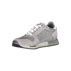 Zapatilla Napapijri de piel gris