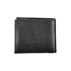 Cartera de cuero negra Tommy Hilfiger