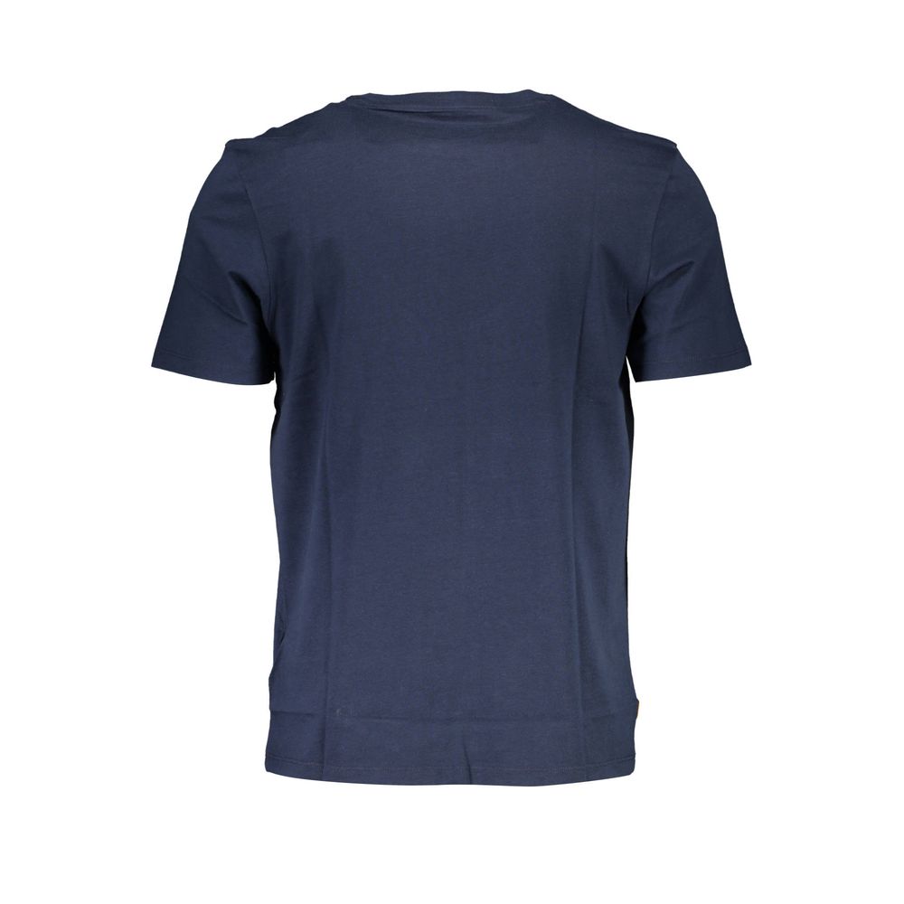 Camiseta de algodón azul Timberland