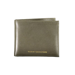 Cartera de cuero verde de Tommy Hilfiger