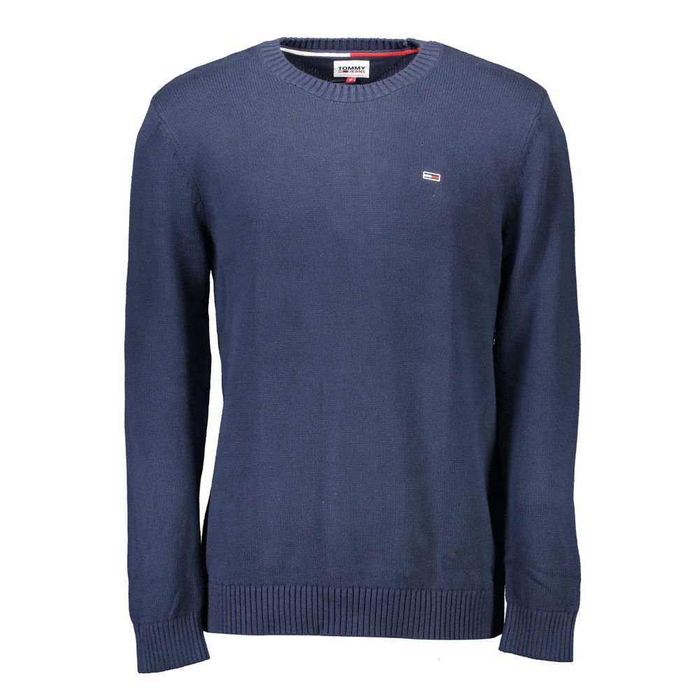 Suéter de algodón azul Tommy Hilfiger