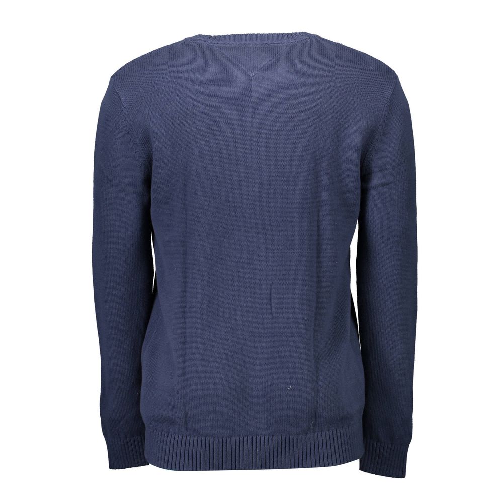 Suéter de algodón azul Tommy Hilfiger