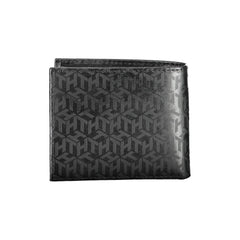 Cartera de cuero negra Tommy Hilfiger