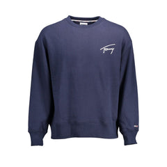 Suéter de algodón azul Tommy Hilfiger