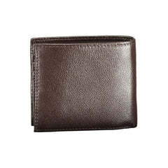 Cartera de cuero marrón de Tommy Hilfiger