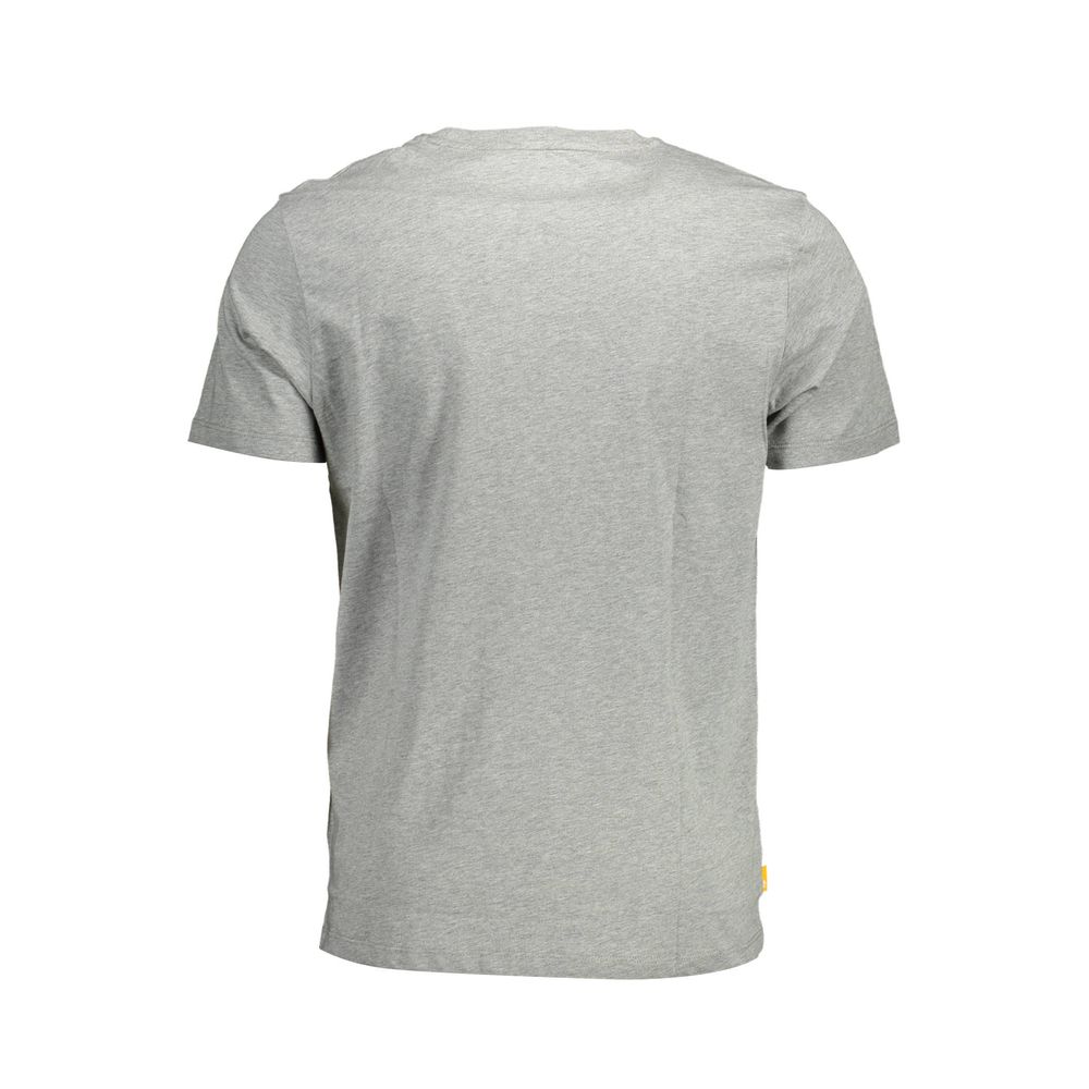 Camiseta de algodón gris Timberland