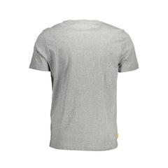Camiseta de algodón gris Timberland