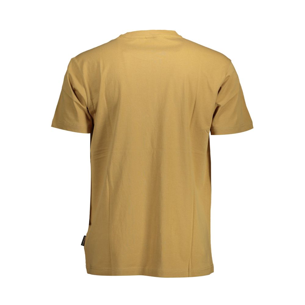 Camiseta de algodón beige de Napapijri