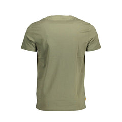 Camiseta de algodón verde Timberland