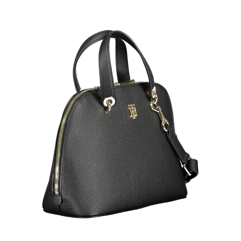 Bolso de mano Tommy Hilfiger de polietileno negro