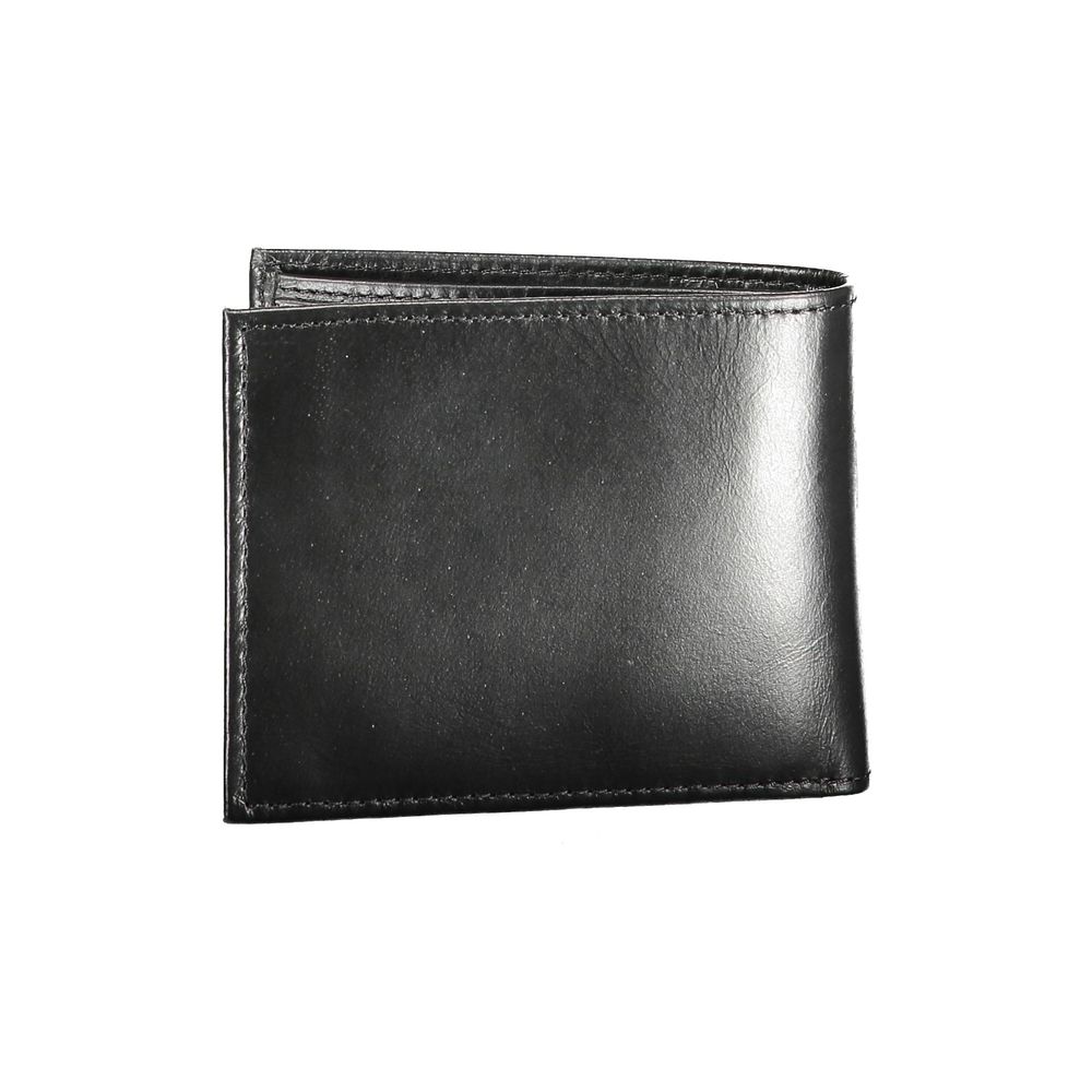 Cartera de cuero negra de Levi's