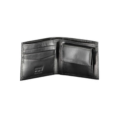 Cartera de cuero negra de Levi's
