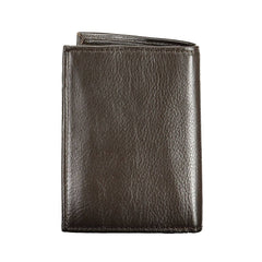 Cartera de cuero marrón de Levi's