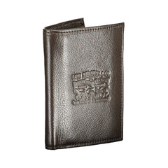 Cartera de cuero marrón de Levi's