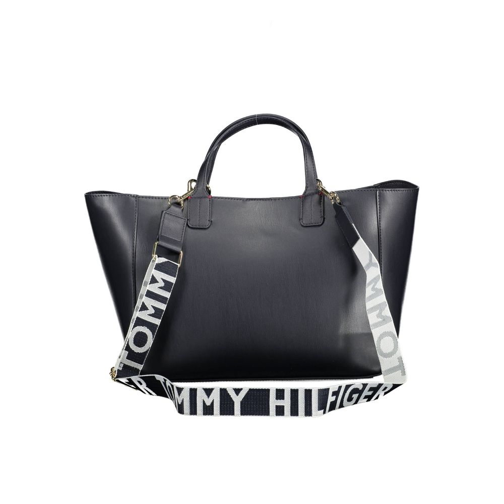 Bolso de polietileno azul Tommy Hilfiger