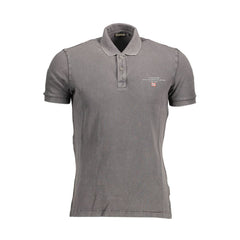 Polo de algodón gris de Napapijri