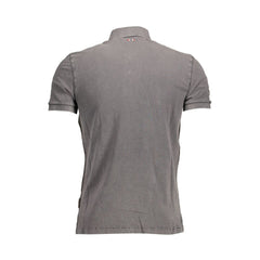 Polo de algodón gris de Napapijri