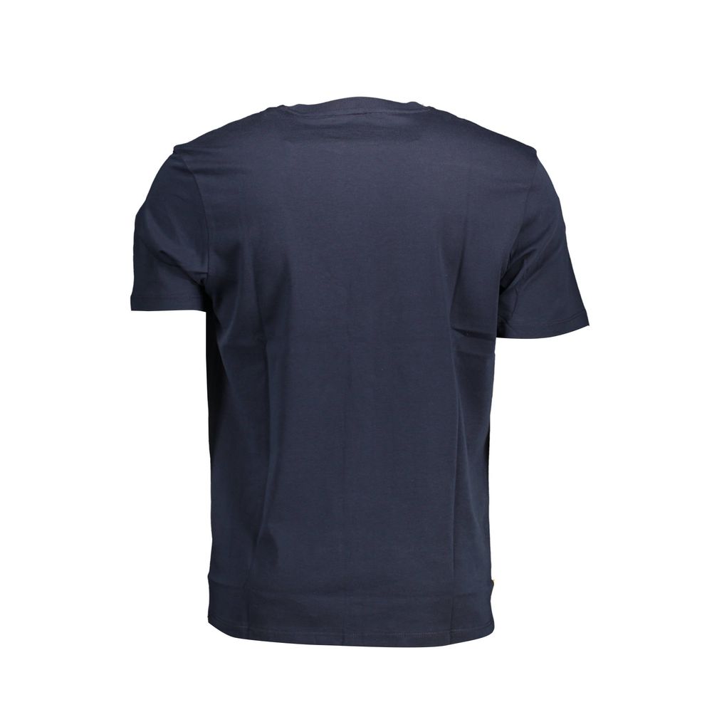 Camiseta de algodón azul Timberland