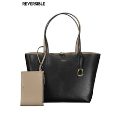 Bolso de mano Ralph Lauren de polietileno negro
