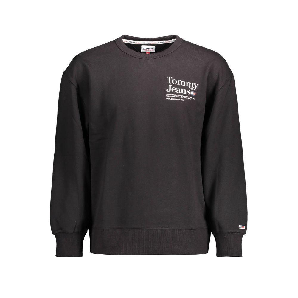 Suéter de algodón negro de Tommy Hilfiger
